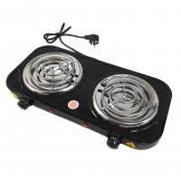 Электроплита HOT PLATE двухконфорочная 2000w черная 4172