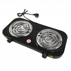 Электроплита HOT PLATE двухконфорочная 2000w черная 4172