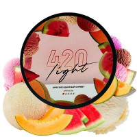 Табак 420 LIGHT, АРБУЗНО-ДЫННЫЙ СОРБЕТ, 100 гр