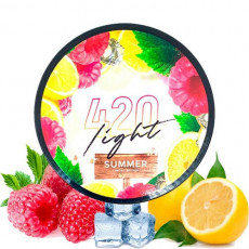 Табак 420 LIGHT, АЙС ЛИМОН МАЛИНА, 100 гр