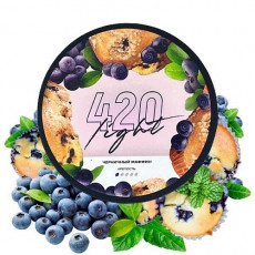 Табак 420 LIGHT, ЧЕРНИЧНЫЙ МАФФИН, 100 гр