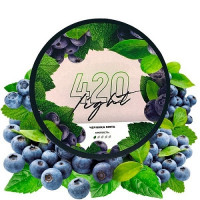 Табак 420 LIGHT, ЧЕРНИКА МЯТА, 100 гр
