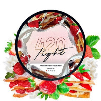 Табак 420 LIGHT, КЛУБНИЧНЫЙ МИЛЬФЕЙ, 100 гр