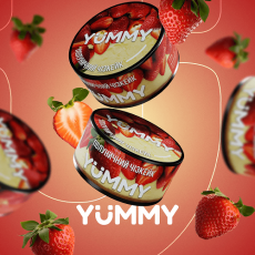 Табак Yummy (Ямми) - Клубничный Чизкейк (Клубника, Печенье, Творожный крем), 100 гр Табак Yummy (Ямми) - Клубничный Чизкейк (Клубника, Печенье, Творожный крем), 100 гр