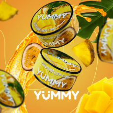 Табак Yummy (Ямми) - Тропический Энергетик (Манго, Маракуйя, Ананас, Энергетик), 100 гр Табак Yummy (Ямми) - Тропический Энергетик (Манго, Маракуйя, Ананас, Энергетик), 100 гр
