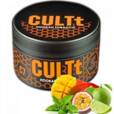 Табак CULTt C7 Lime Mint Passion fruit Mango (Лайм Мята Маракуйя Манго), 100 гр